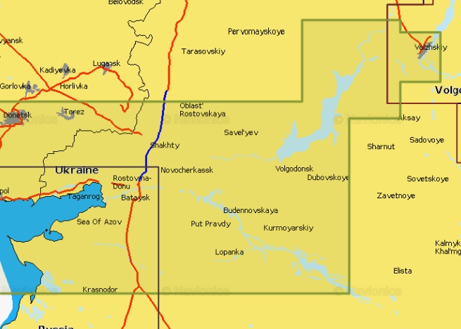  Карта для эхолота Volgo-Don channel, Don river ВДСК, нижний Дон 5G631S2